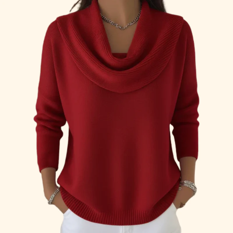 Victoire™ | Pull Doux à Col Bénitier – Image 2