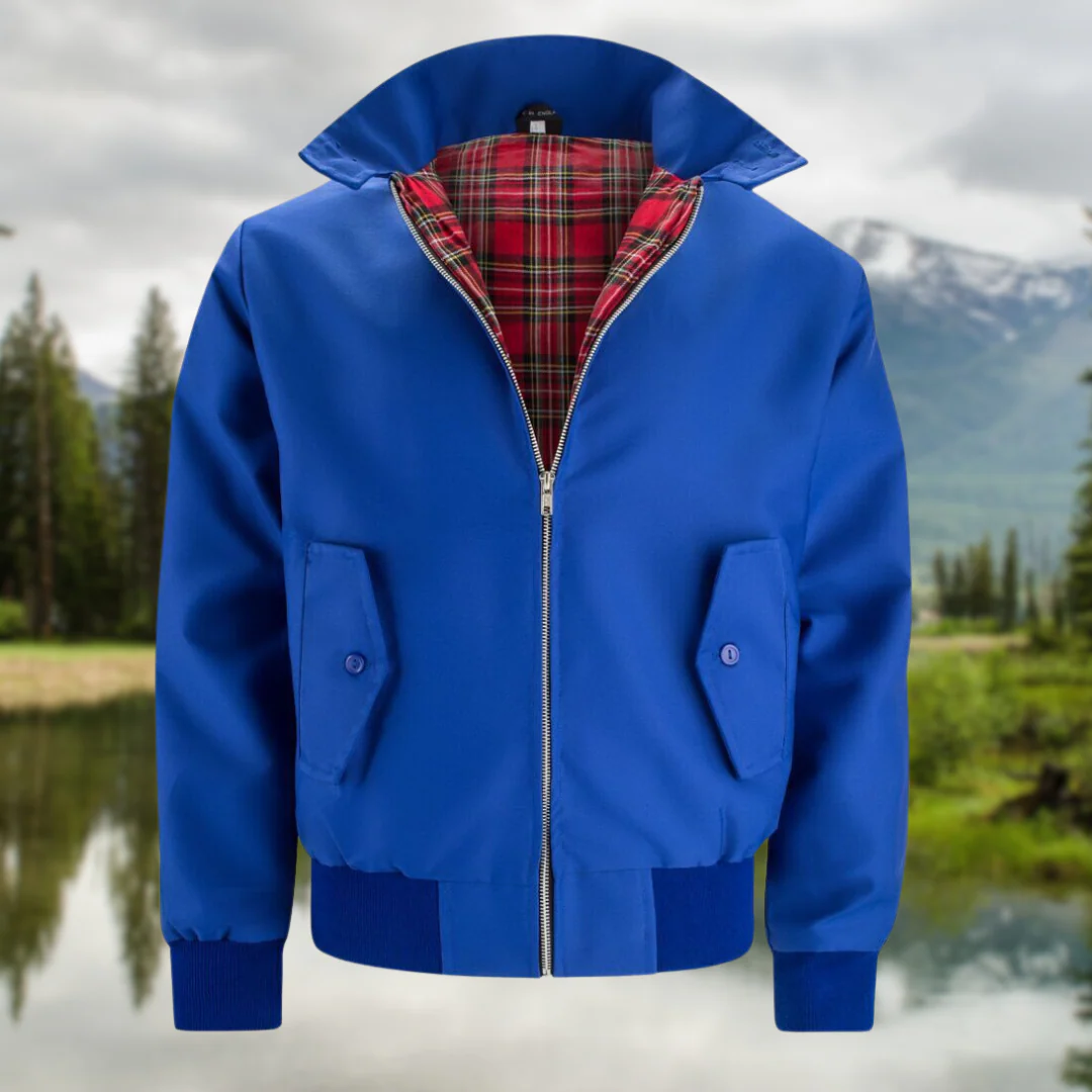 Veste Homme Zippée – Style Classique avec Doublure Tartan – Image 9