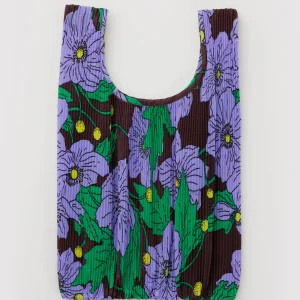 BAGGU Sac Plissé - Maroon Poppy