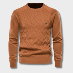 Pull homme classique à manches longues – design intemporel pour l’automne et l’hiver