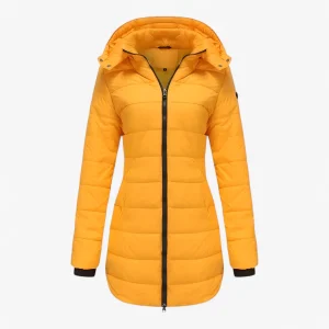 Doudoune Femme Légère – Manteau d’Hiver Matelassé avec Capuche