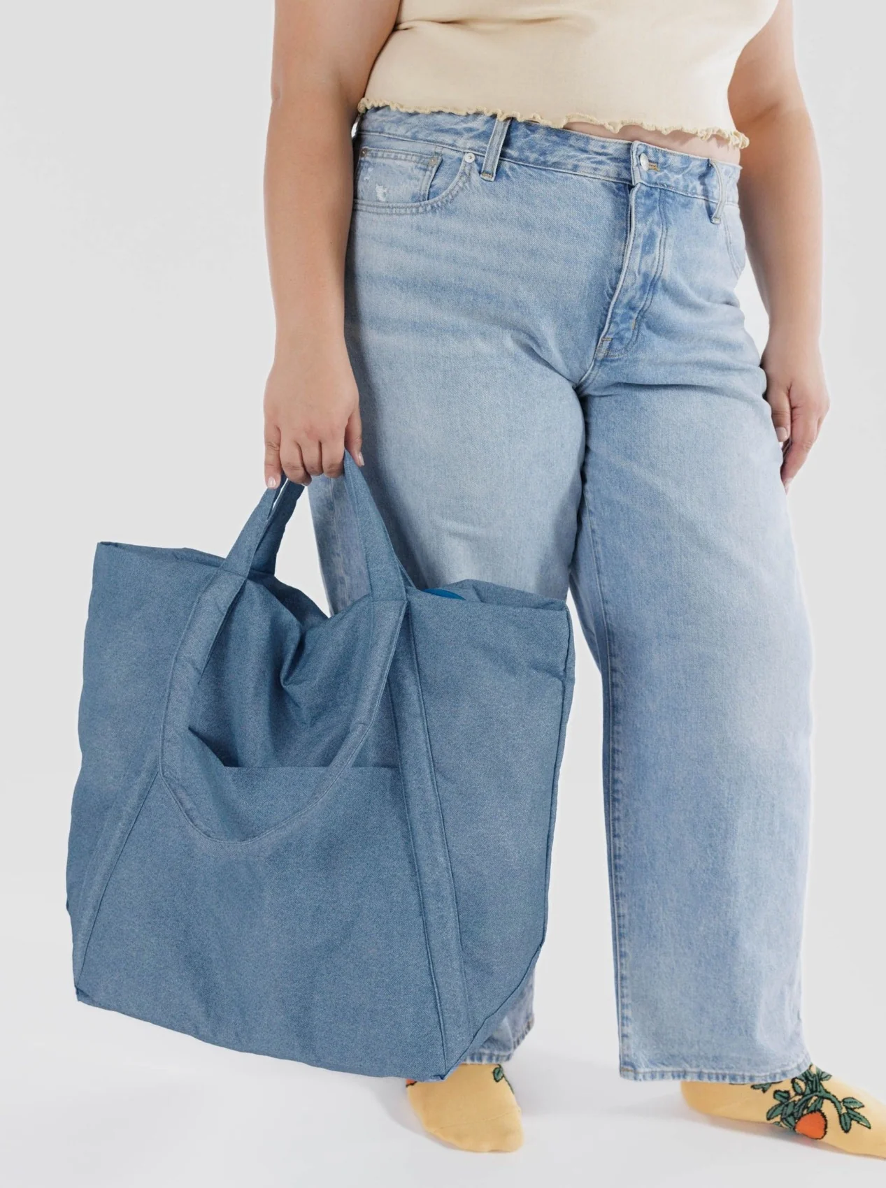 BAGGU Sac Cloud Voyage - Digital Denim – Image 3