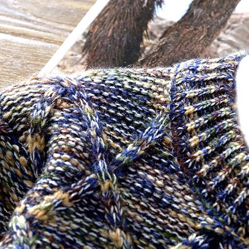 Pull homme à motif – Pull chaud en maille style vintage – Image 6