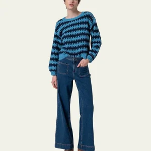 PANTALON JAMBE LARGE