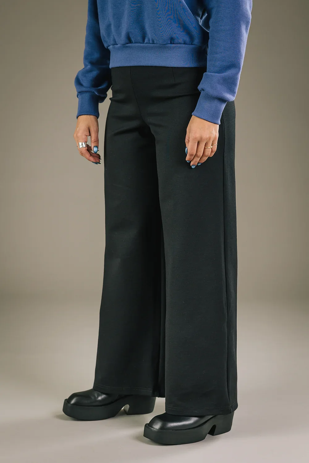 MERCEDES MORIN Pantalon Flare - Noir – Image 2