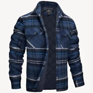 Veste en flanelle pour homme – Chaude, confortable et élégante pour l’automne et l’hiver