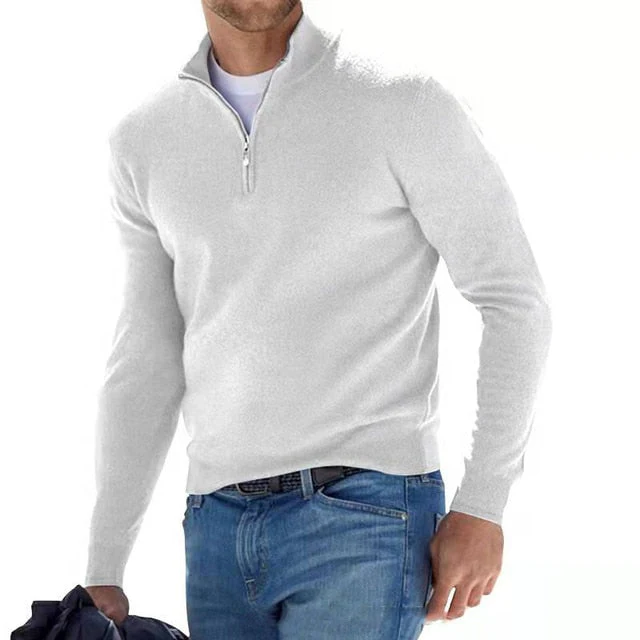 Pull Homme à Col Zippé Style Classique – Image 7