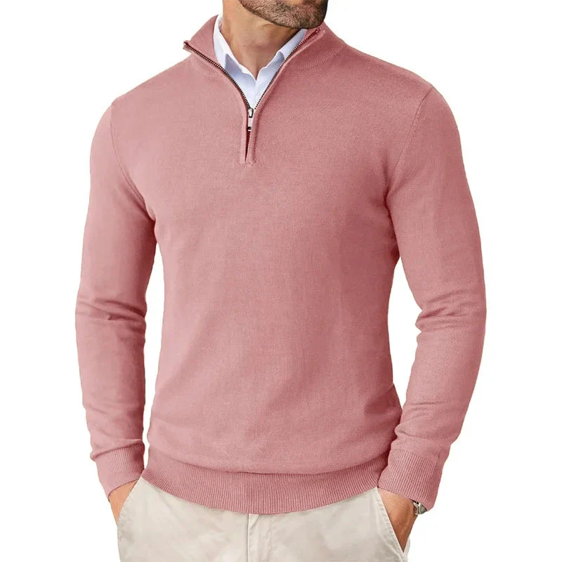 Pull homme à demi-zip – Pull classique à coupe moderne – Image 6