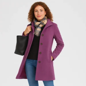 Manteau Long Femme – Classique, Élégant & Confortable