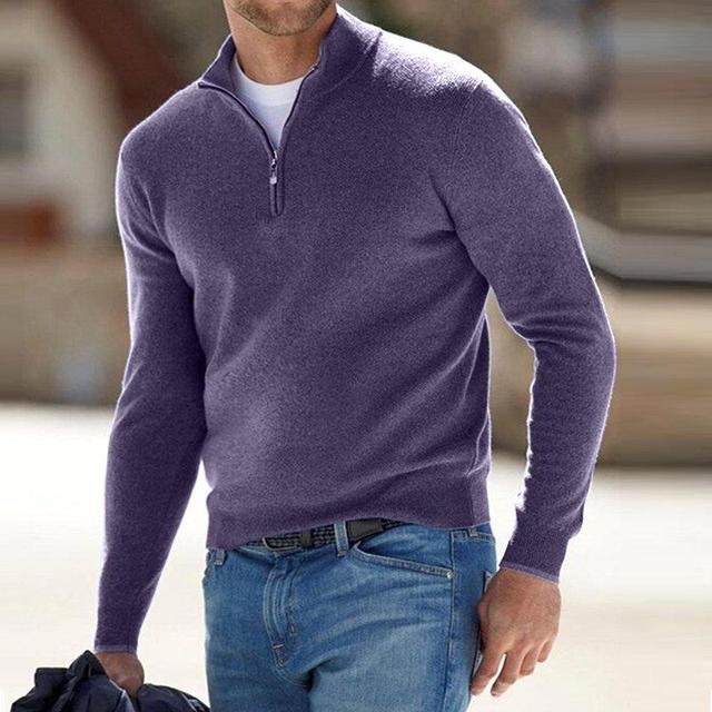 Pull Homme à Col Zippé Style Classique – Image 9