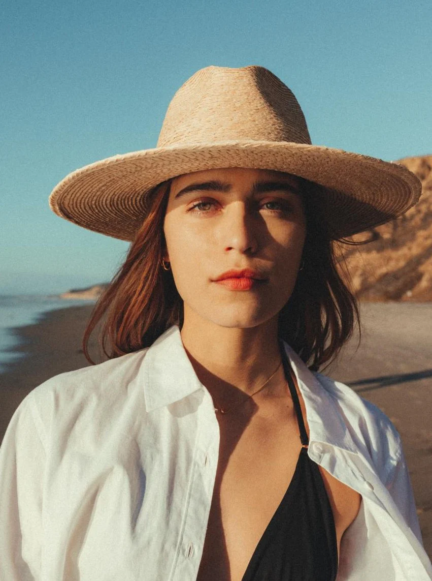 BRIXTON Chapeau Field Proper - Naturel et Brun