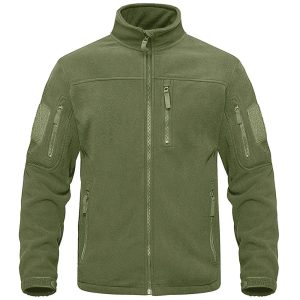 Veste polaire homme – Veste softshell chaude d’extérieur avec fermeture éclair