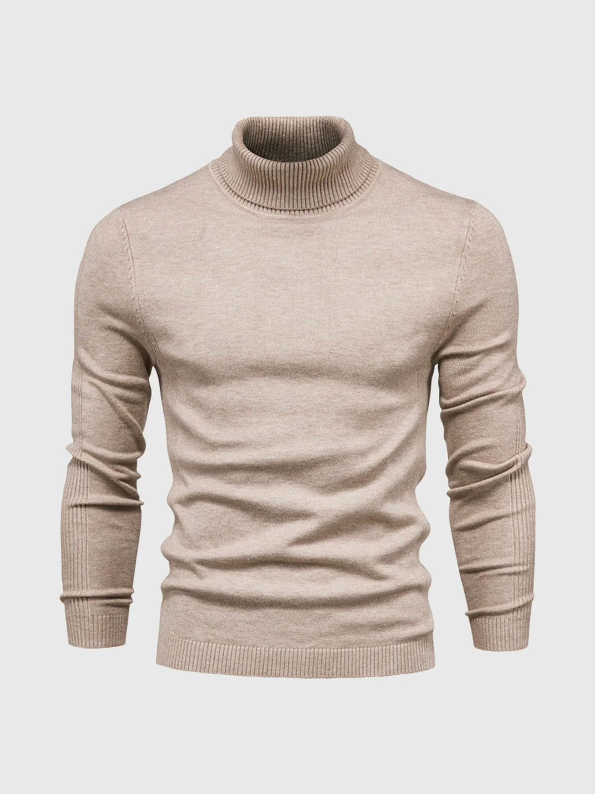 Pull homme à col roulé – Pull col roulé slim fit à coupe moderne – Image 9