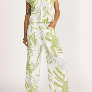 ALLISON WONDERLAND Pantalon Darcy - Feuille