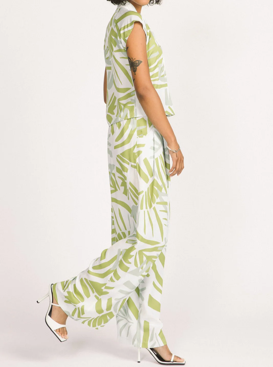 ALLISON WONDERLAND Pantalon Darcy - Feuille – Image 3