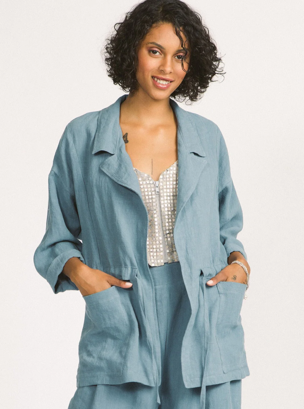 ALLISON WONDERLAND Veste Greer - Bleu