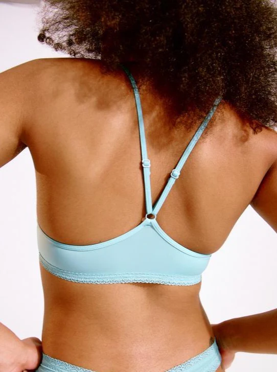 BLUSH Bralette Bordure Dentelle The Micro - Aqua – Image 5