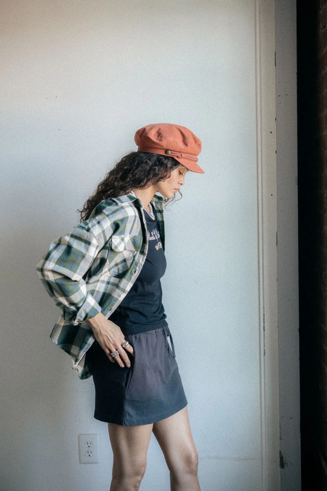 BRIXTON Chemise Bowery Vintage - Vert et Bleu – Image 6