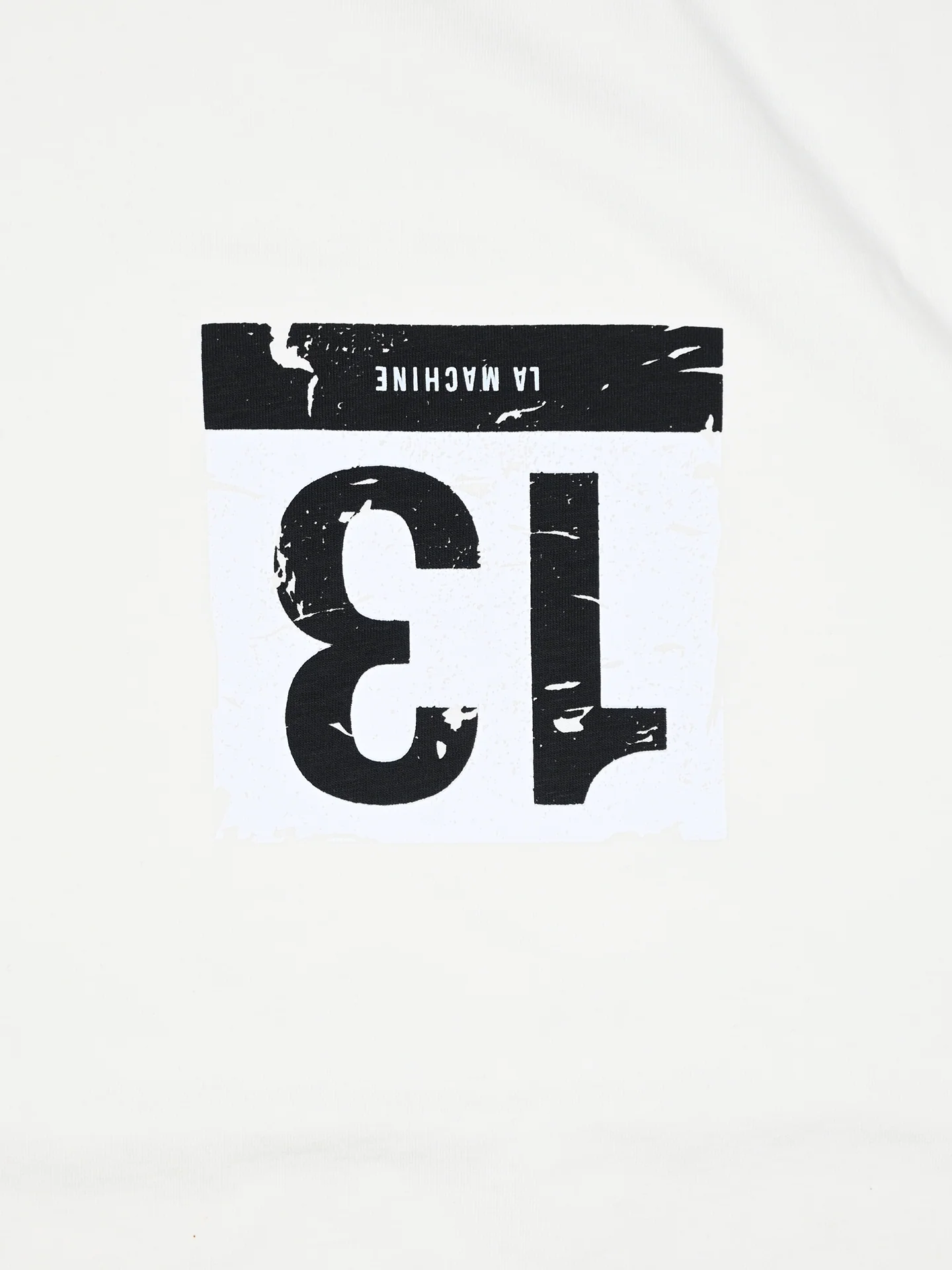 Bib Number 13 - T-shirt - Off White – Image 6