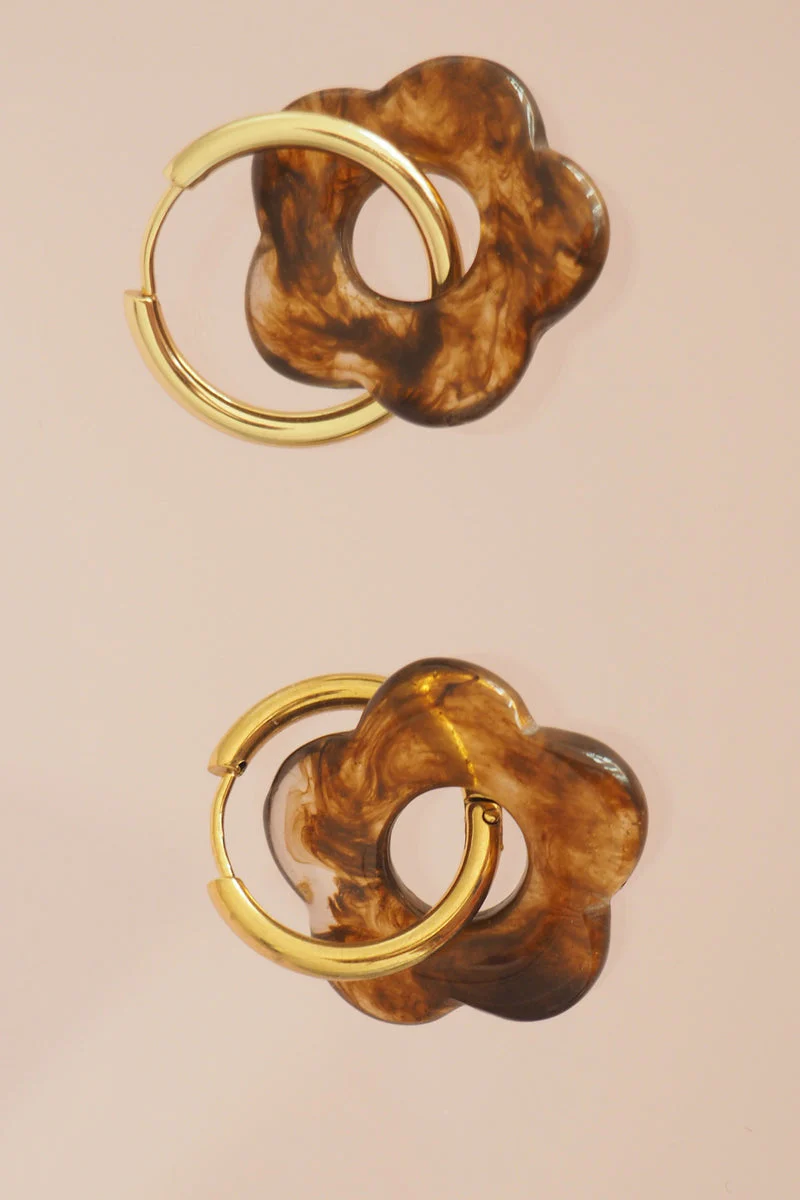 BON MATIN Boucles d'Oreilles La Fleur – Image 5