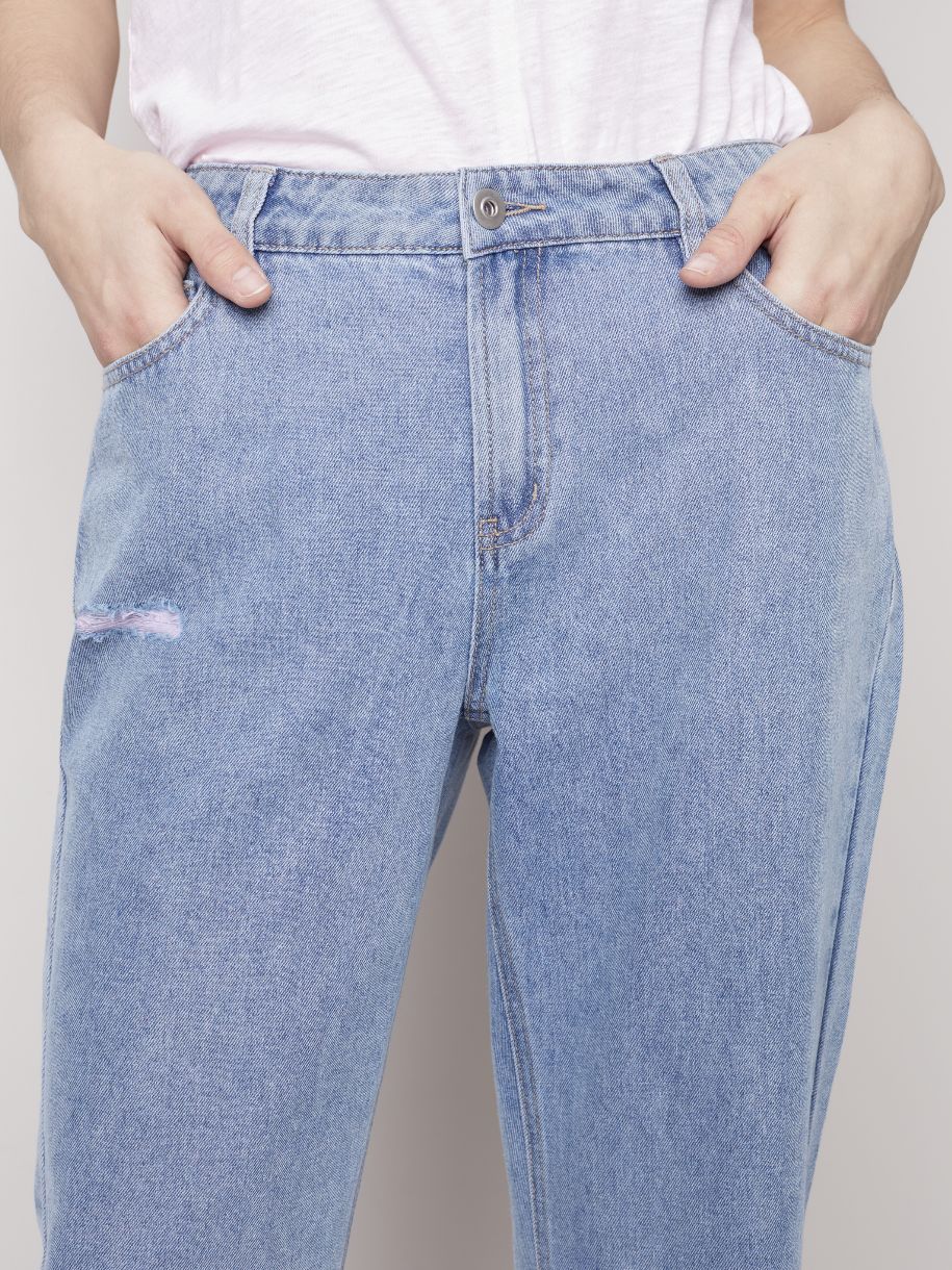 Jeans à bords éffilochés – Image 5