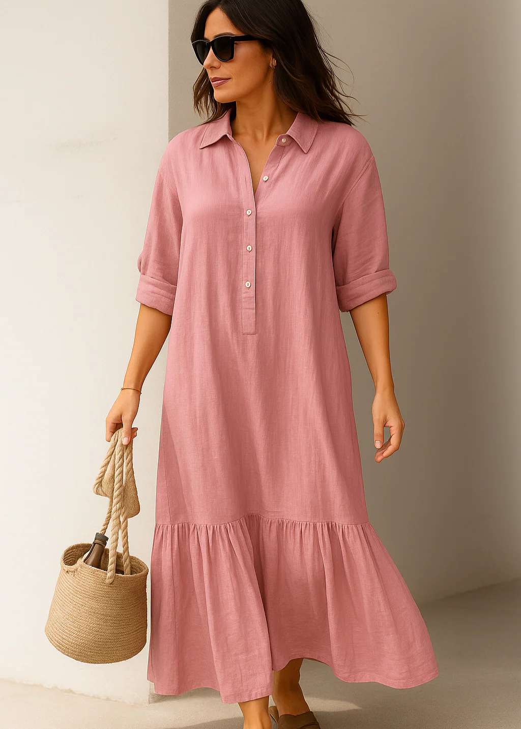 Noé ~ Robe Basique à Couvrir le Ventre – Image 3