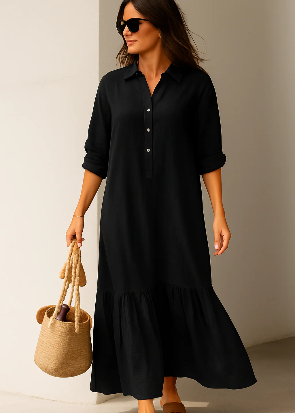 Noé ~ Robe Basique à Couvrir le Ventre – Image 4