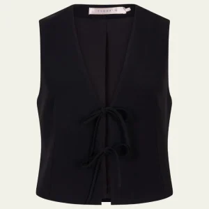 GILET COURT À NOEUDS STYLE CITADIN