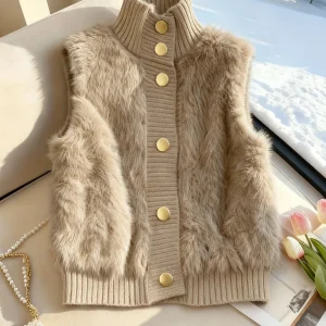 Emilia ~ Gilet en peluche