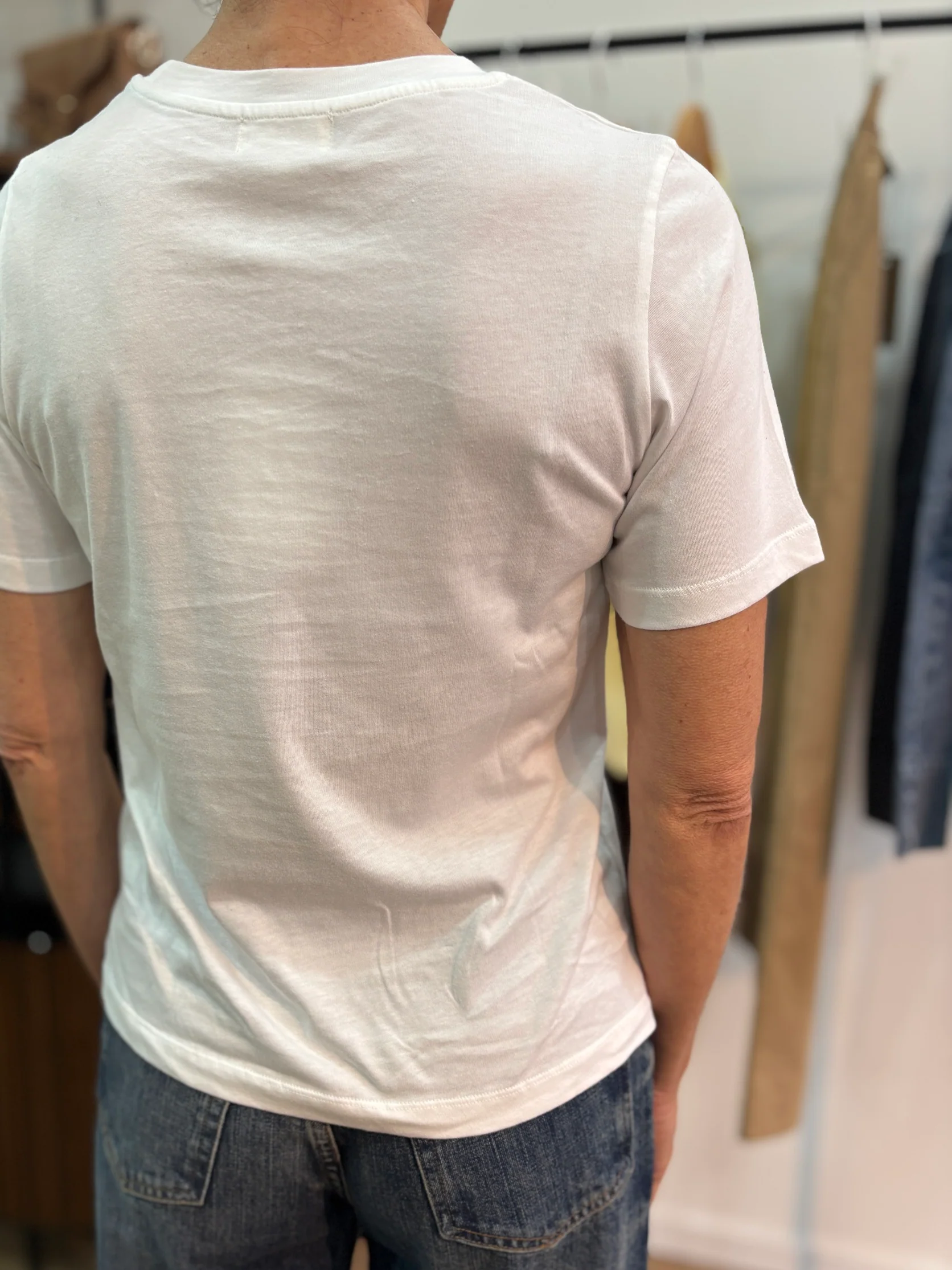 T-shirt coton bio à col rond - YERSÉ – Image 6