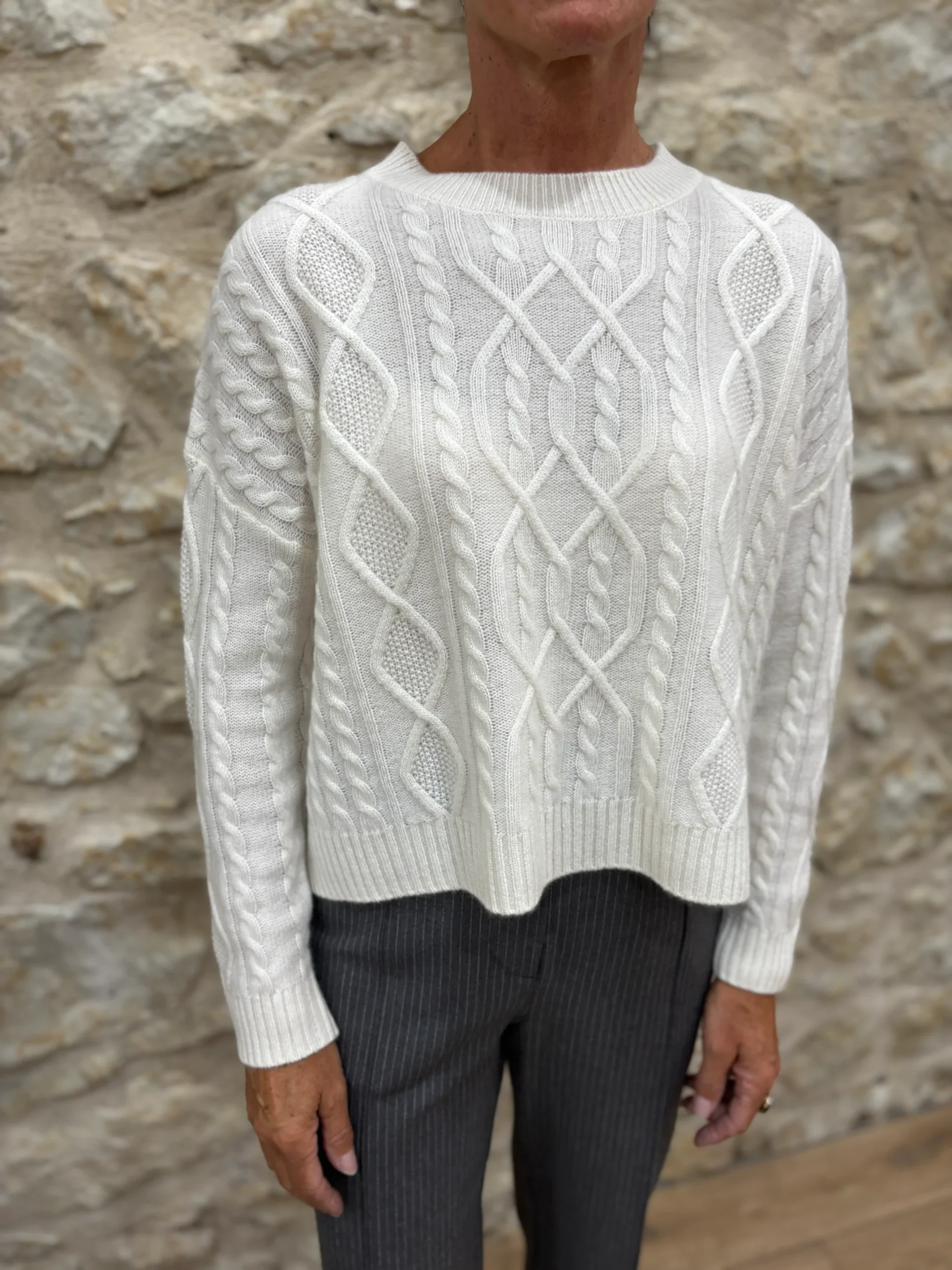 Pull avec torsades - SOLOCASCMIR – Image 3