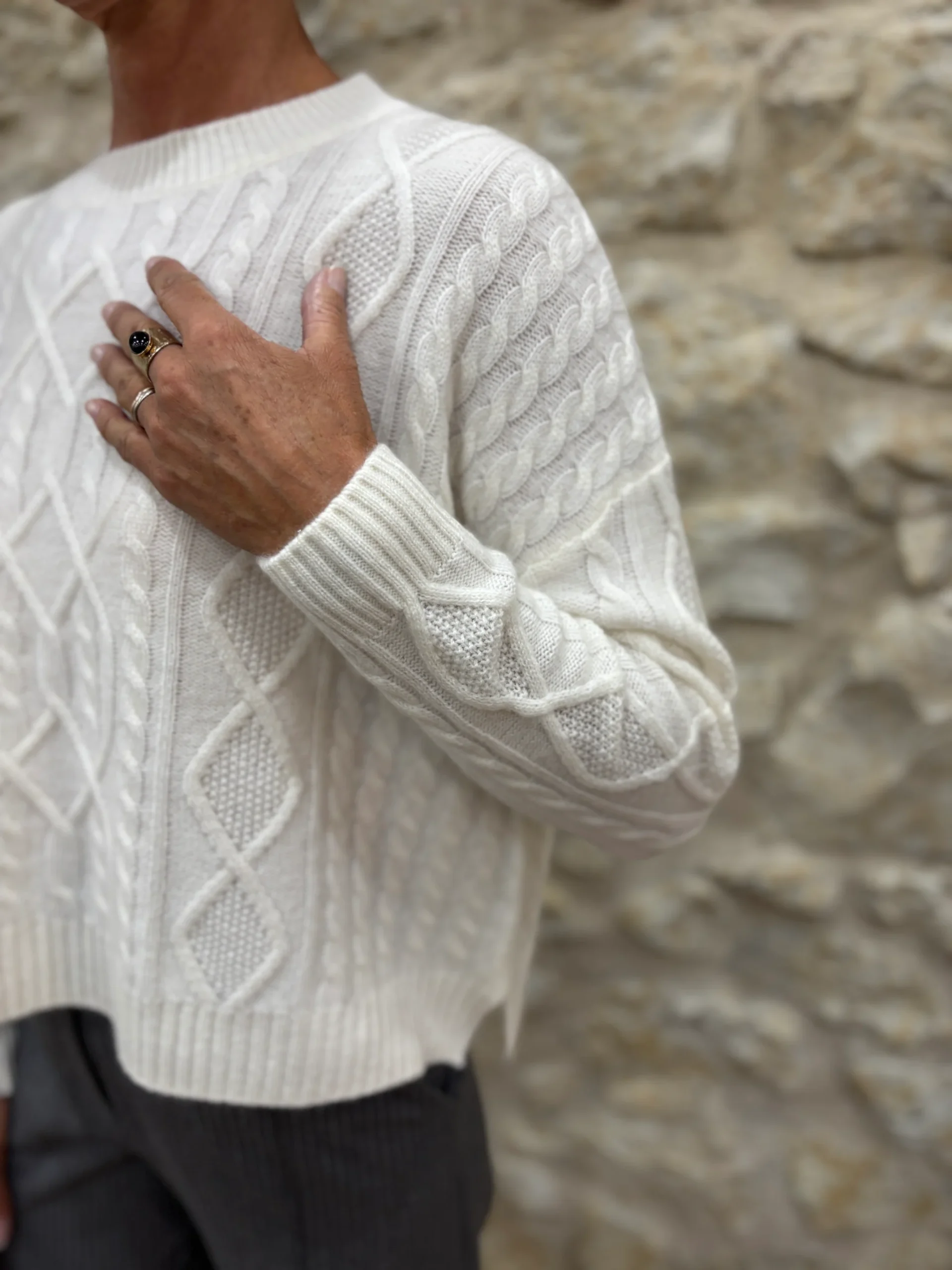 Pull avec torsades - SOLOCASCMIR