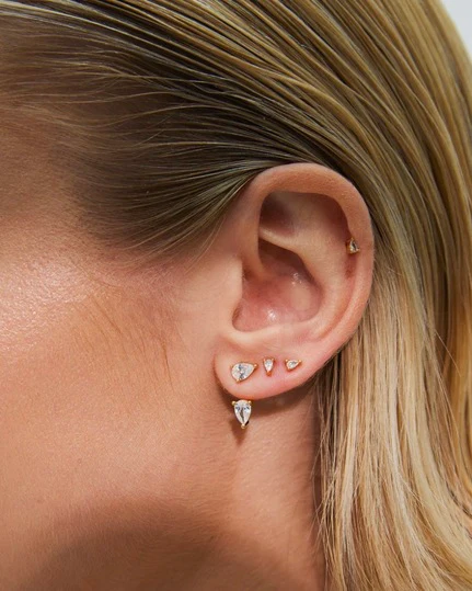 Boucles d'oreilles "STUD NO.5" - EMILIA By BON DEP – Image 5