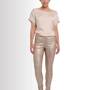 Jean skinny enduit 5 à poches