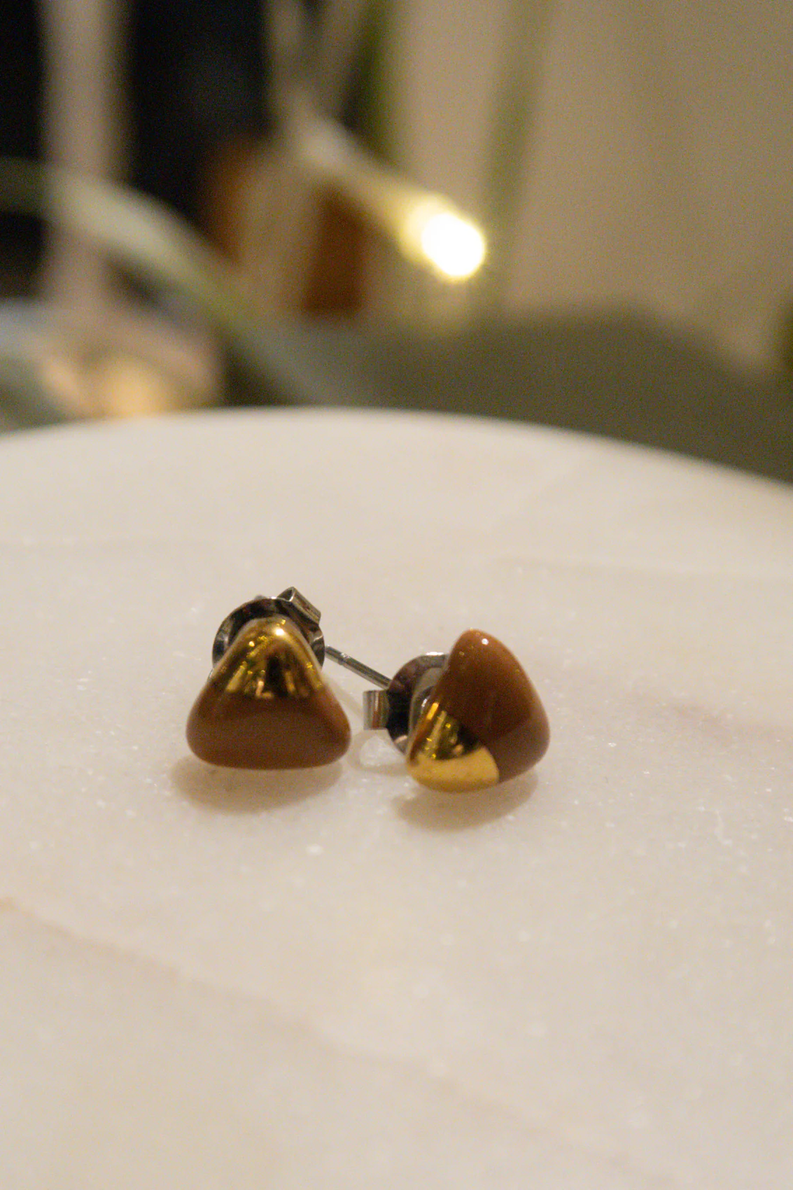 KAG Boucles d'Oreilles Céramique Triangle – Image 7