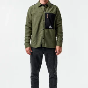 Chemise polaire unisexe Hunter - Feuille foncée