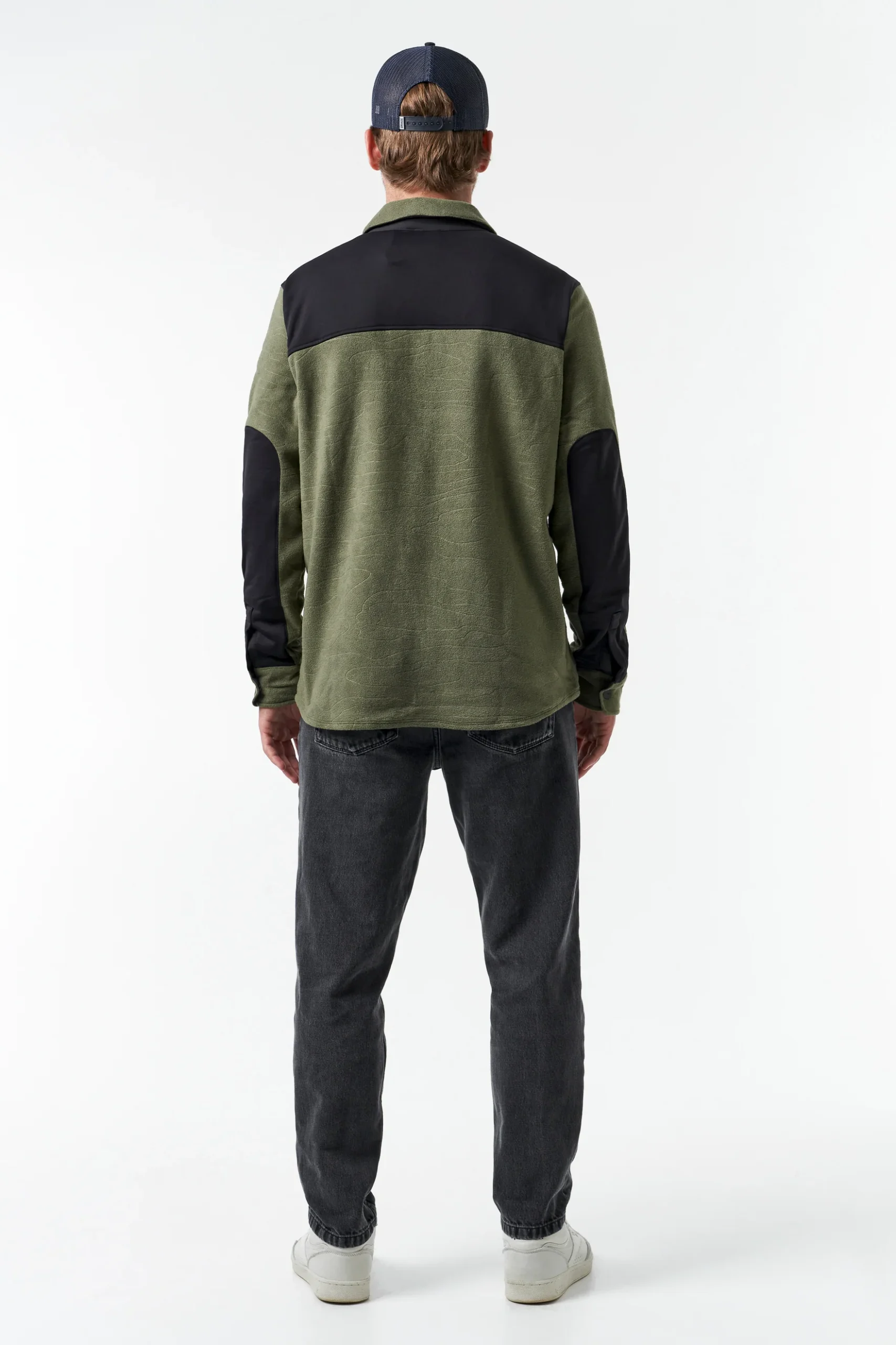 Chemise polaire unisexe Hunter - Feuille foncée – Image 3