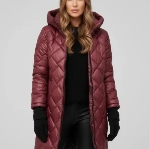 Valeria ~ Élégante veste matelassée à capuche