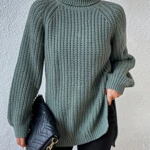 Francine ~ Pull Col Roulé Doux et Élégant Pour L'Hiver