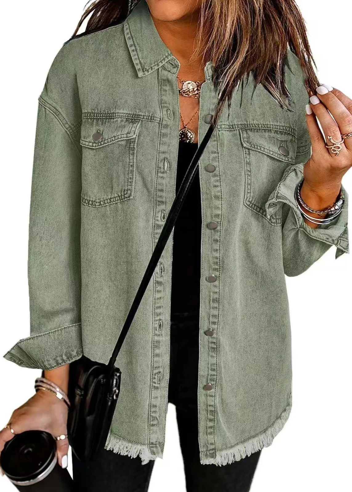 Jade ~ Veste en jean intemporelle et décontractée – Image 6