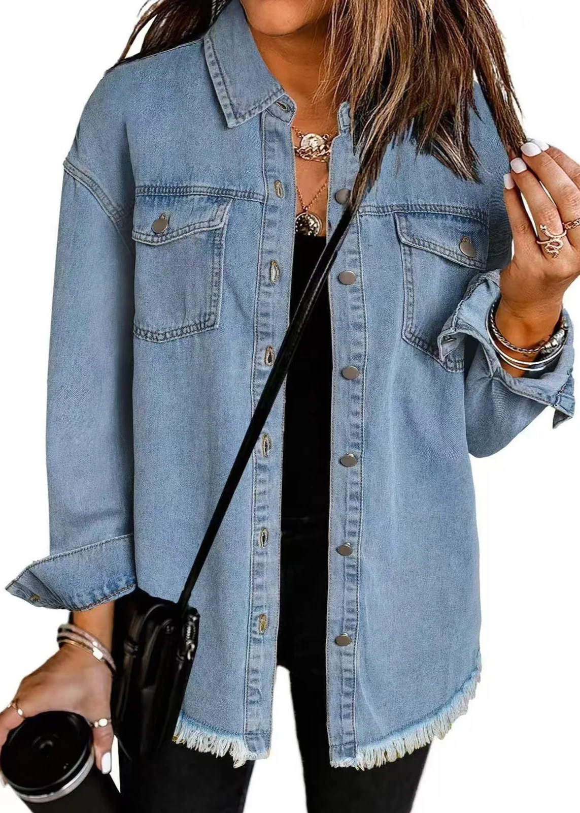 Jade ~ Veste en jean intemporelle et décontractée – Image 4