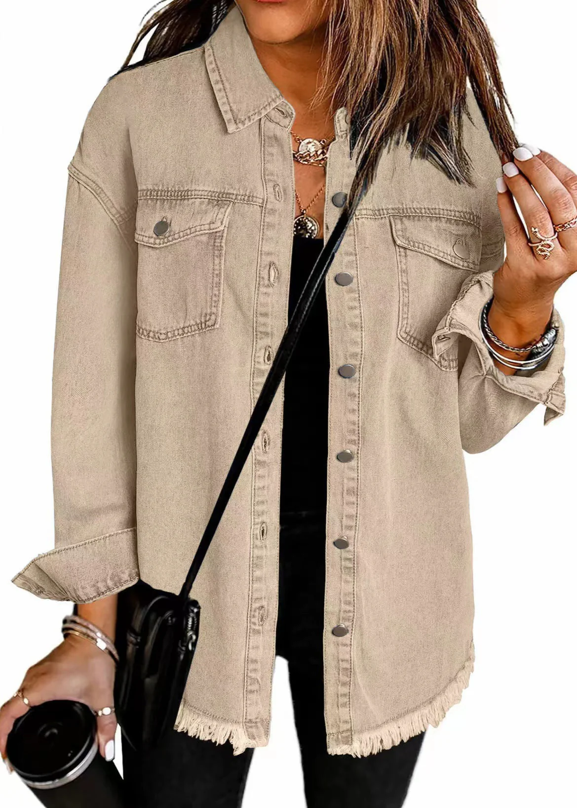 Jade ~ Veste en jean intemporelle et décontractée – Image 5