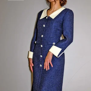 Robe d’invités longue à manches longues Blandine