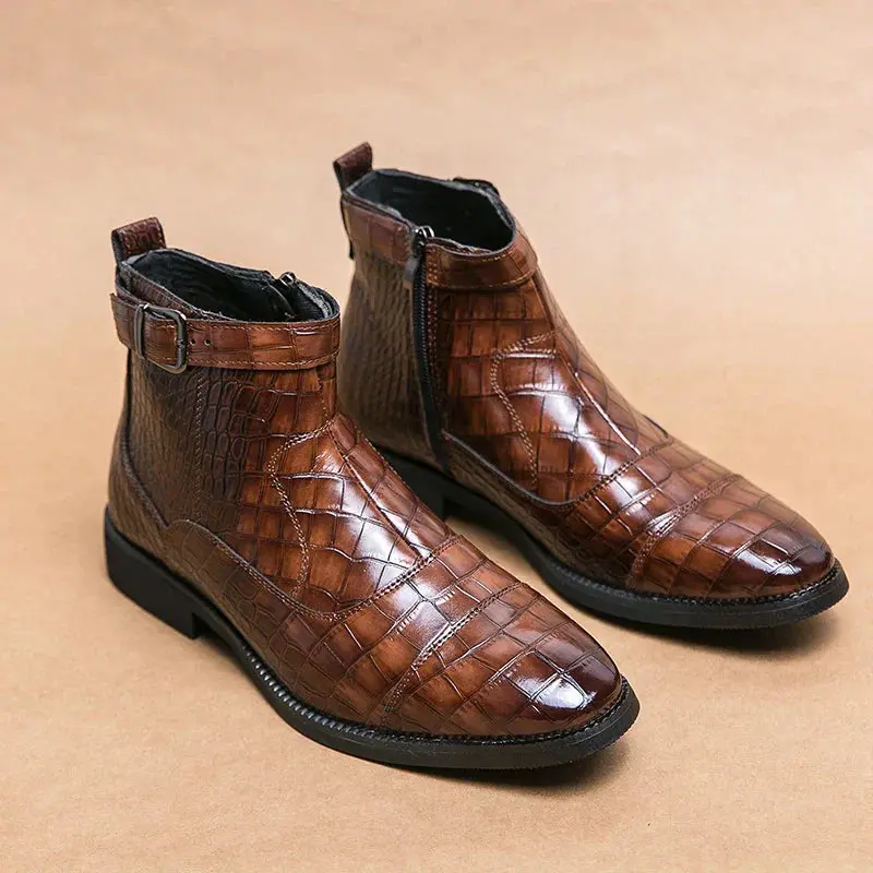 Dylan | Bottines en Cuir Synthétique avec Boucle – Image 2