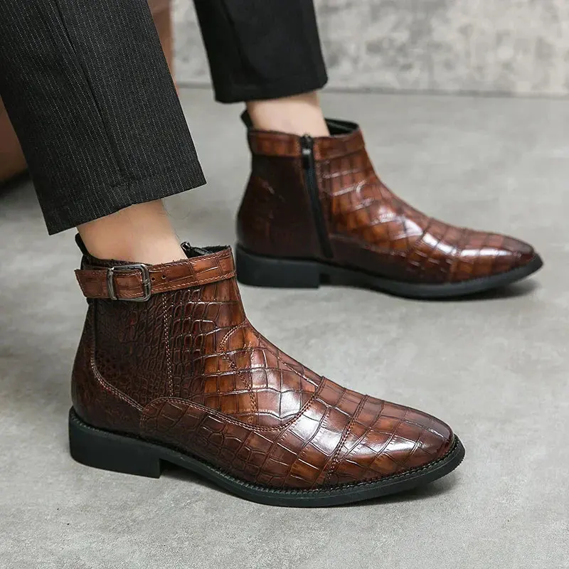 Dylan | Bottines en Cuir Synthétique avec Boucle – Image 5