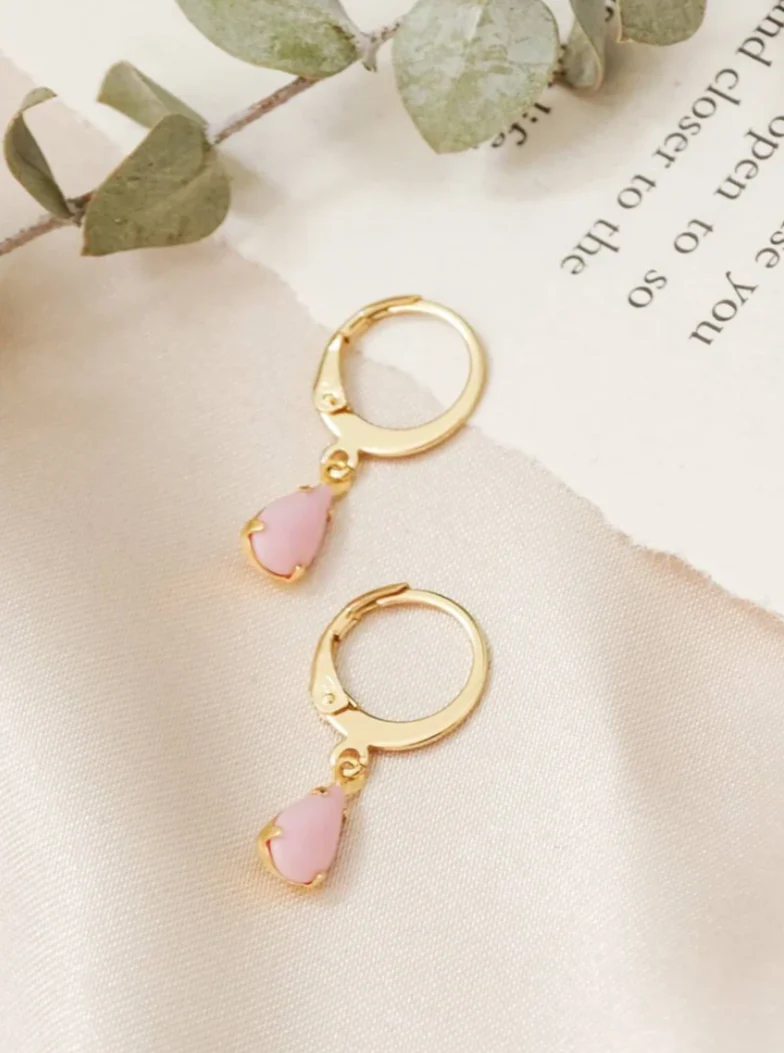 VINTAGE GLORY Boucles d'Oreilles Olivia Doré – Image 9
