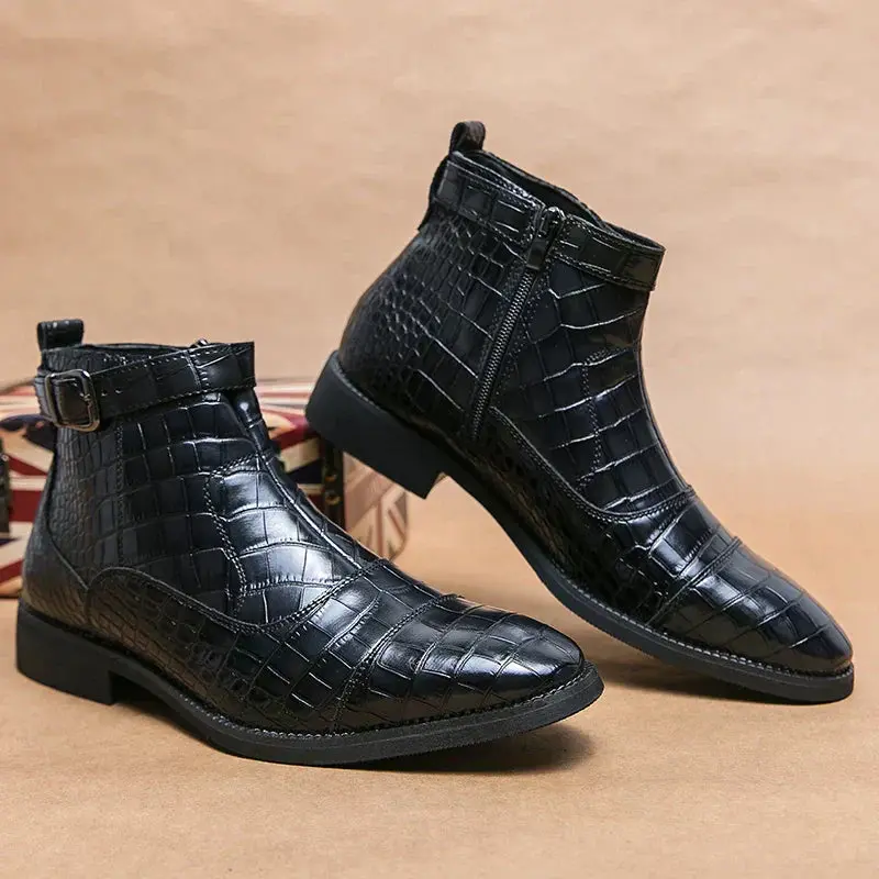 Dylan | Bottines en Cuir Synthétique avec Boucle – Image 4