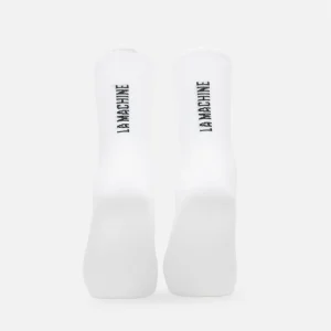 La Machine Logo - Cycling Socks - White