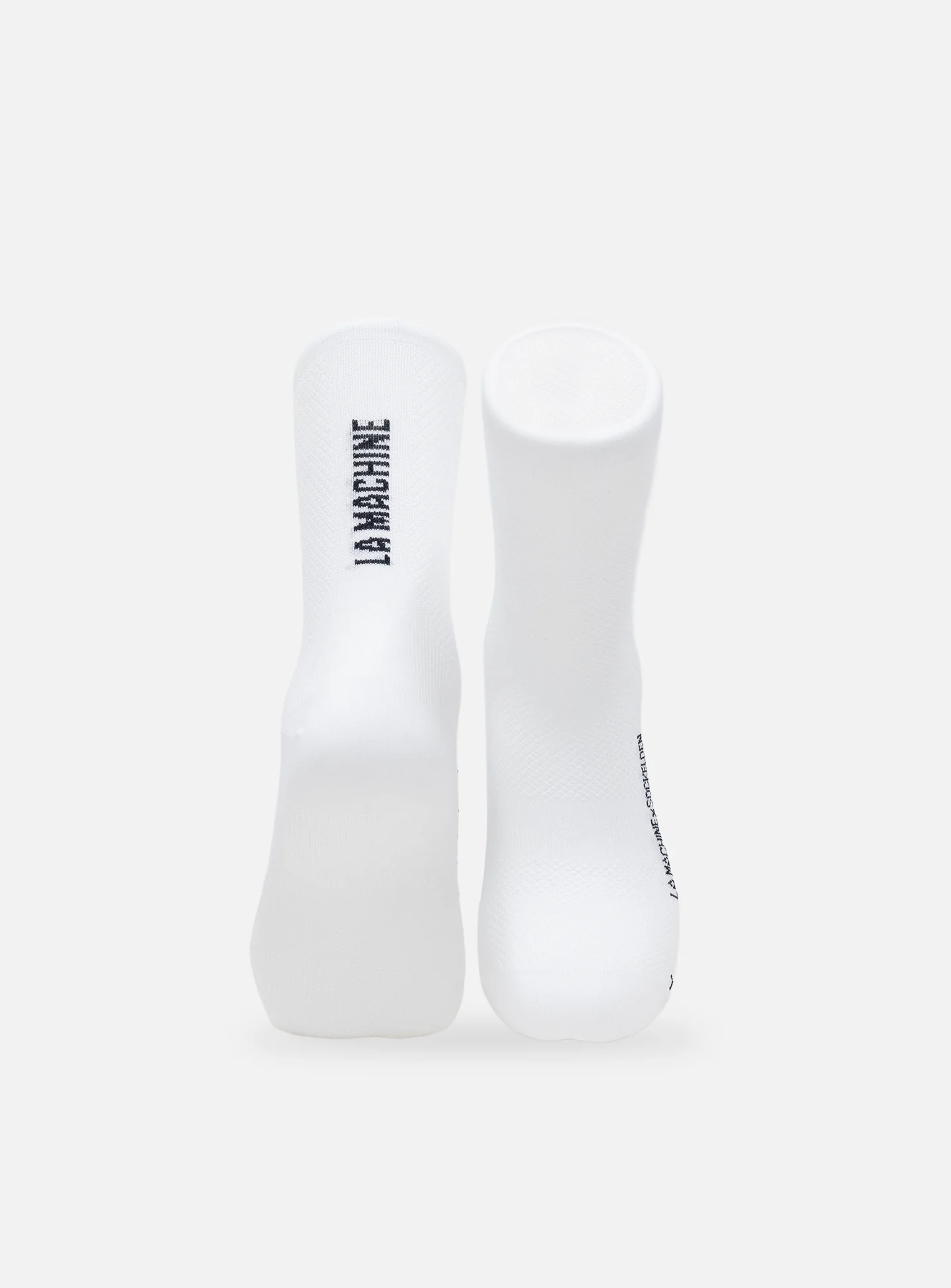La Machine Logo - Cycling Socks - White – Image 5