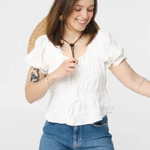 ANANAS BANANAS Blouse Liv - Blanc